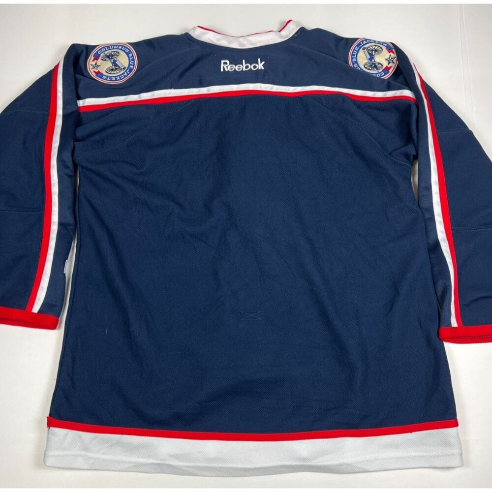 Reebok NHL Columbus Blue Jackets Men’s 52 Navy Blue Premier Hockey Jersey Canada - Picture 2 of 9